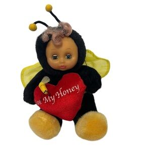 Mega Toys Funny Kids Bee My Honey Doll with Heart Plush